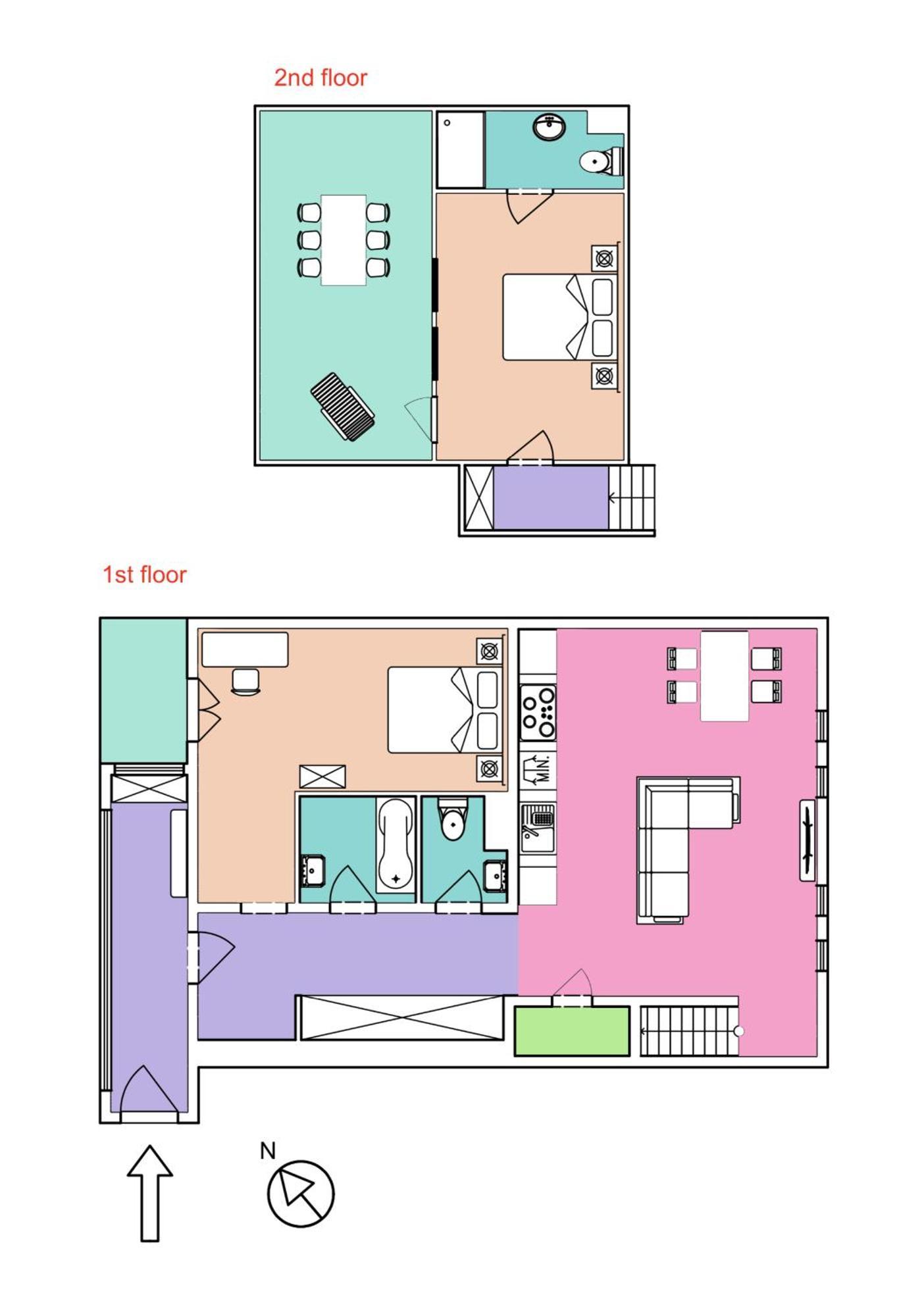 Apartmán Luxurious And Chic Duplex 2 Bed *